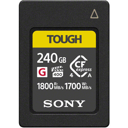 Sony CFexpress Type A 240GB TOUGH Memory Card (CEA-G240T)