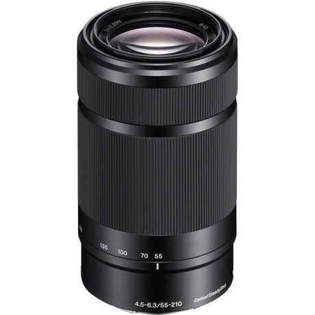 Sony E 55-210mm f/4.5-6.3 OSS Lens, Black