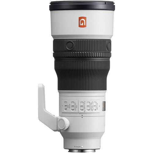 Sony FE 400mm f/4.5 GM OSS lens, control switches and focus ring