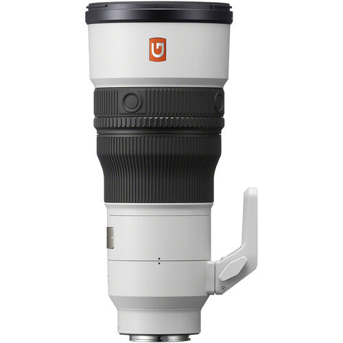 Sony FE 400mm f/4.5 GM OSS lens with hood fitted
