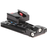 SWIT TA-T10SLightweight aluminum V-mount bracket, Arca-Swiss base, 210° tilt, 360° rotate, quick release, 2kg load, folds to 103mm.