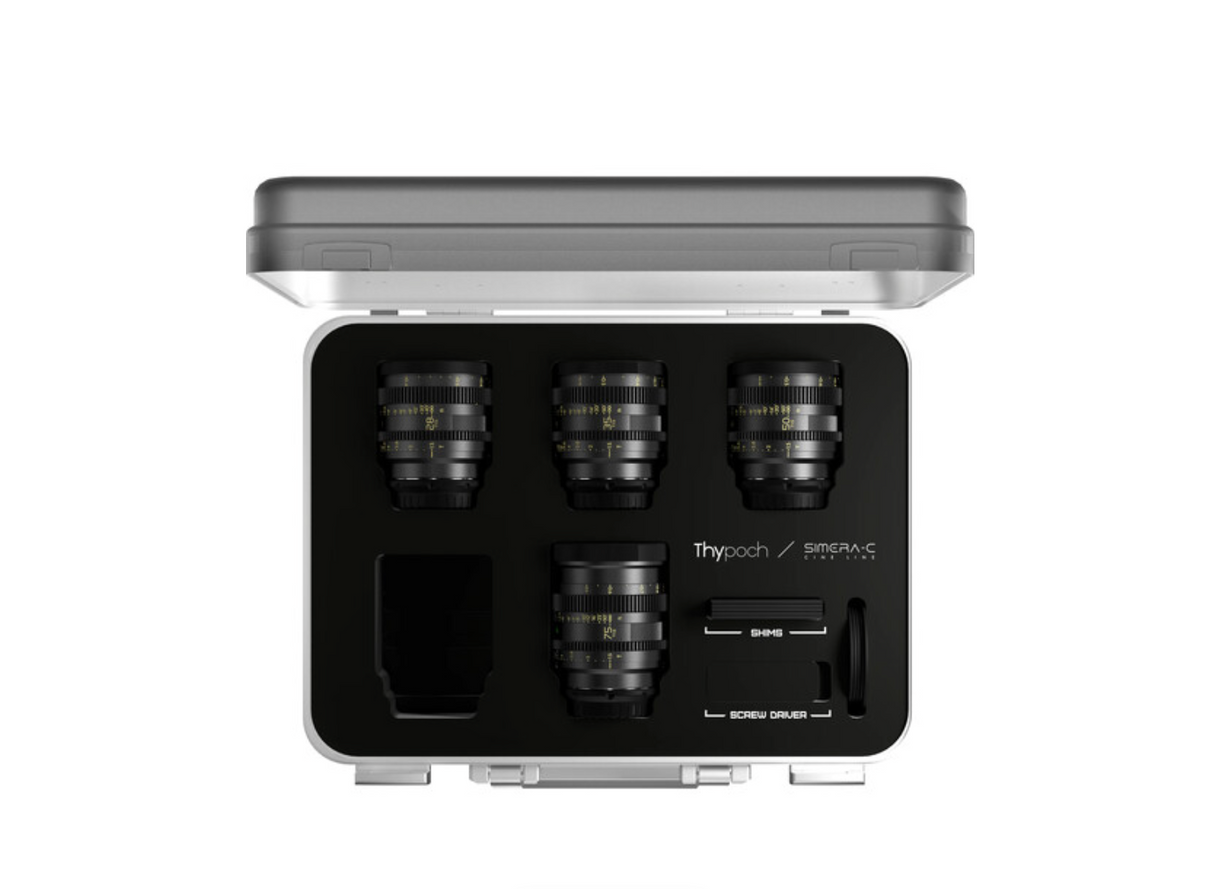 Thypoch Full-frame cine Lens-4 lens kit Simera-C 28/35/50/75mm T1.5(Emount)
