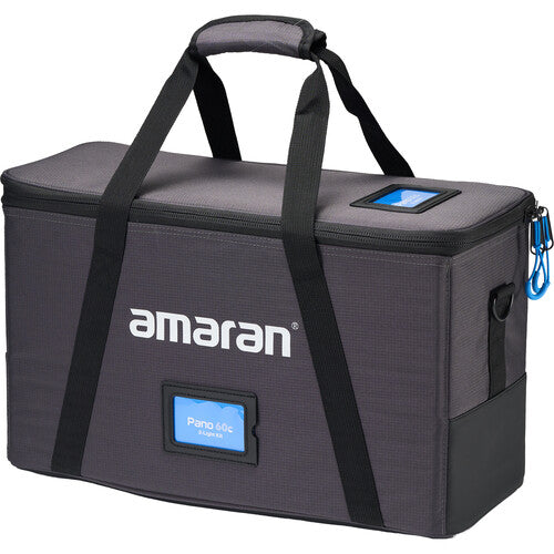 amaran Pano 60c 2-Light Kit charcoal, kit contents