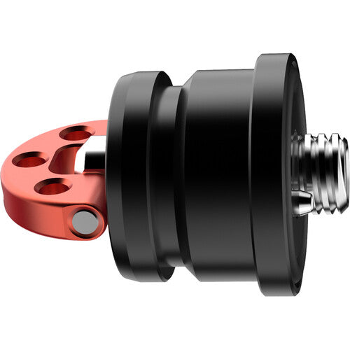 iFootage Spider Crab Quick Release Adapter fitted to a magic arm