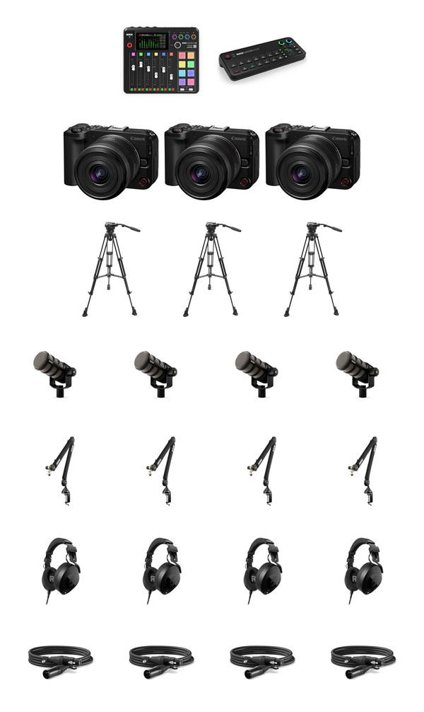 Canon Studio Podcast Bundle kit contents