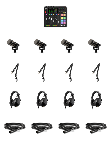 RODE Studio Podcast Package kit contents