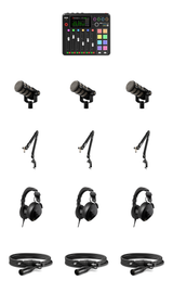 RØDE Trio Podcast Package (3-Person)